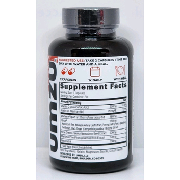 UMZU REDWOOD MAX Blood Flow Support Dietary Supplement 60 Capsules New